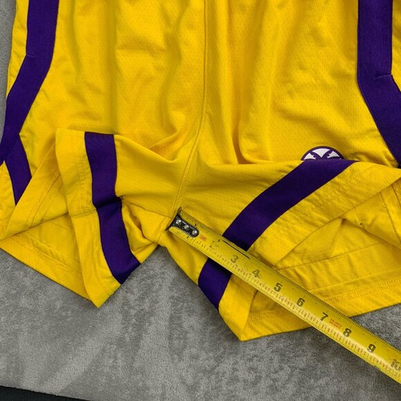 Nike Shorts Womens Medium Los Angeles Sparks WNBA Team Player Issue Yellow - Picture 4 of 10